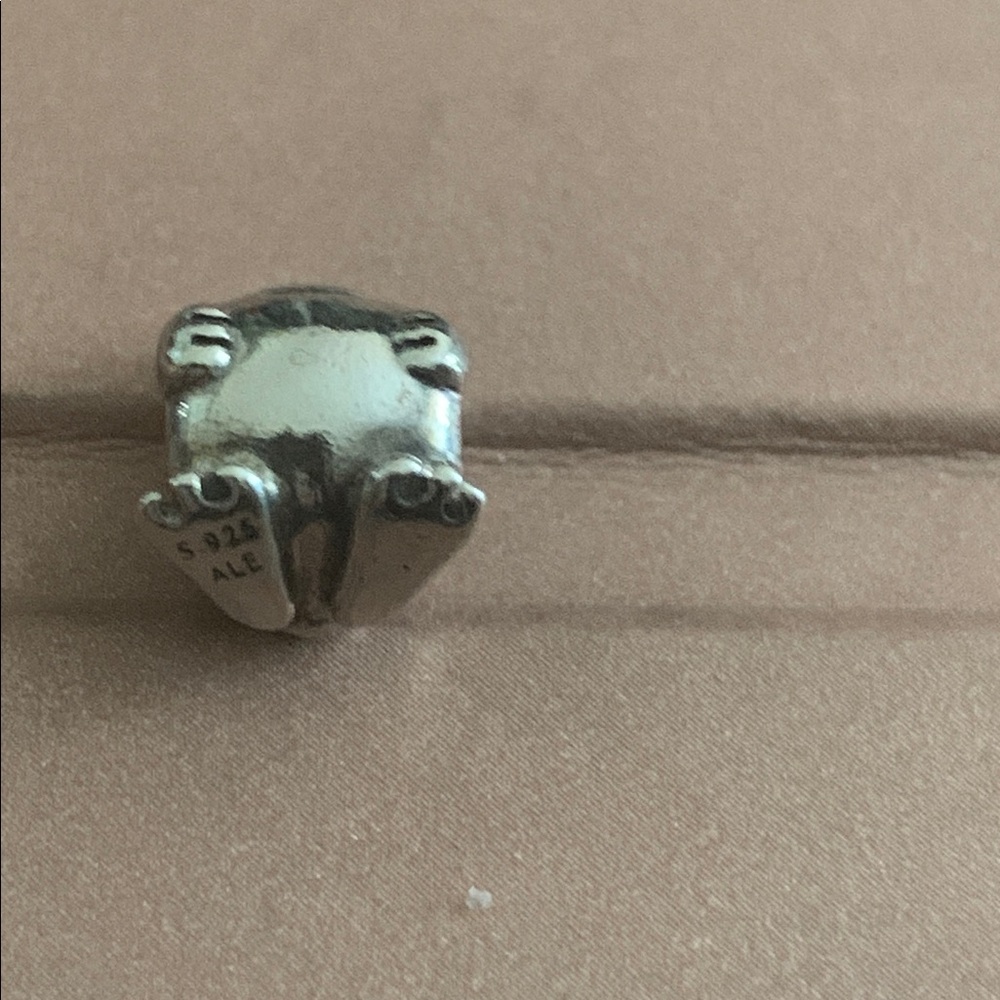 RETIRED Genuine Pandora Frog Charm circa early 2000 - Picture 2 of 5